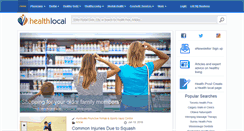Desktop Screenshot of health-local.com