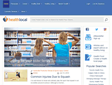 Tablet Screenshot of health-local.com